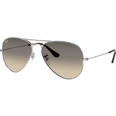 Ray-Ban Aviator Gradient Sonnenbrillen - Silber/Grau