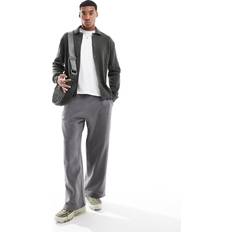 Long Sleeves - Men Cardigans River Island Collared Cardigan - Khaki Green