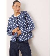 Peggy Quilted Jacket - Floral Check