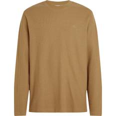 Goud - Man Overhemden Calvin Klein Jeans Long Sleeve T-Shirt - Goud