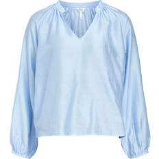 Pliegues Tops Object Satin Blouse