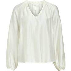 Pliegues Tops Object Blusa OBJHEIDI - Blanco