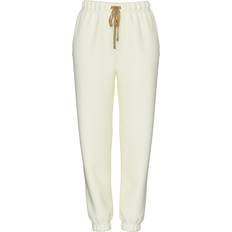 Donna - Imitazione Pelle Pantaloni & Shorts Comma Pantaloni Da Tuta - Beige