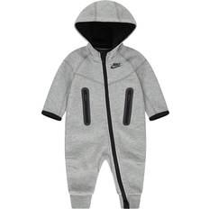 Nike Kids Fleece Overall - Graumeliert/Schwarz