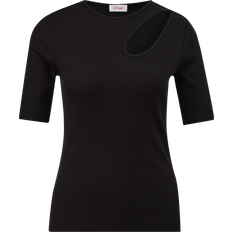 S.Oliver Damen Hemden s.Oliver Red Label T-Shirt Mit Cut Out - Black