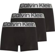 Steel Men's Underwear Calvin Klein Cotton Trunks - Black