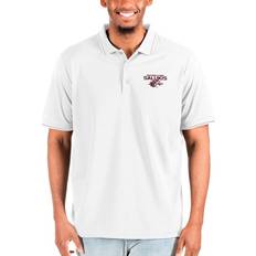 Antigua Men's White Southern Illinois Salukis Affluent Big & Tall Polo