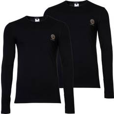 Versace Hemden Versace Longsleeve 2-Pack - Schwarz