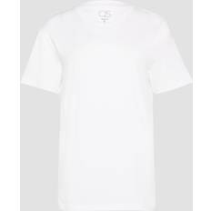 QS Lot De Trois T-shirts Avec Col En V - Blanc