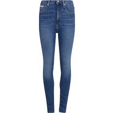 Calvin Klein Jeans Hög Midja - Denim Mörk