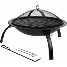 Prensas y Machacadores Alexandra House Living Barbacoa Exterior Metal Con Parrilla Negro D51x39h Cm Molinillo de pimienta