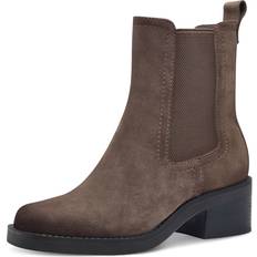 Tacco a Blocco Stivaletti Chelsea Tamaris Chelsea Boots - Taupe