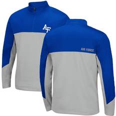 Sports Fan Apparel Colosseum Athletics Gray Air Force Falcons Triple Dog Dare Quarter-Zip Jacket Royal, NCAA Men's Fleece/Jackets