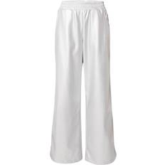 Joggers - Silver Trousers Monki Joggers With Cuffed Hem - Grey Melange