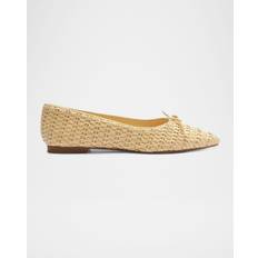 Naturel Ballerines Schutz Arissa Straw Flats - Beige