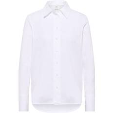 Eterna Dam Blusar Eterna Jersey Slim Fit Skjorta - White