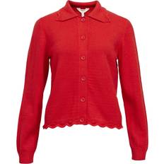 Alpaka Cardigans Mavi Strickjacke - Rot