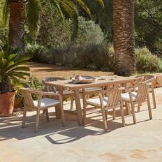 Natural Patio Dining Sets Corrigan Studio Keosauqua 4 Person 160 Long Natural Patio Dining Set