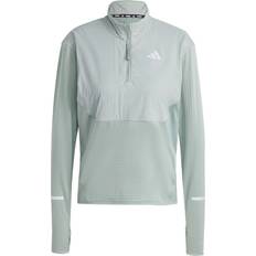 Green - Running Jackets adidas Ultimate Hi Vis Reflective 1 2 Zip Jacket - Green