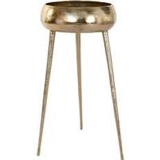Krukker, Planter & Dyrkning Home ESPRIT Gylden Aluminium Moderne Plantekasse 35,5 x 35,5 x 77 cm Krukke