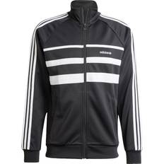 Genanvendt materiale - Voksen Overtøj adidas The First Træningsjakke - Black/White