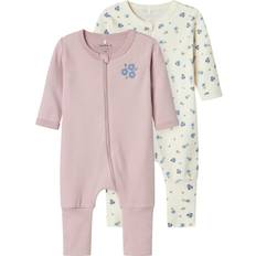 Blommiga Nattplagg Name It Jet Stream Nattställ 2-Pack - Flower