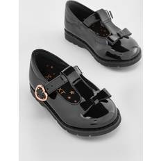 Guld Ballerinasko NEXT Black Patent Wide Fit Ballerinasko - Guld/Sort