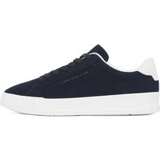 Tommy Hilfiger Court Leather Low Top Trainers - Blue
