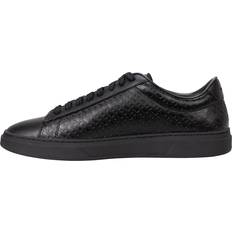 BOSS Kieran Tenn Mens Leather Trainers - Black