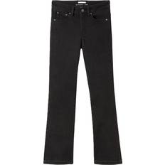 Tom Tailor Utsvängda Jeans Med Barn - Dark Stone Black Denim