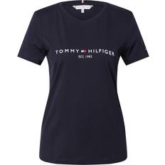 Tommy Hilfiger Nainen Puserot Tommy Hilfiger Heritage C-Nack Reg Tee - Marinblå