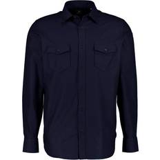 Streifen Hemden Boggi Milano Fynch Hatton Denim Shirt - Navy