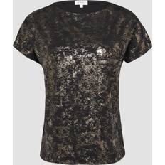 Bronce Camisas s.Oliver Camiseta - Bronce/Negro