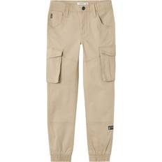 Bruna Byxor Name It Cargobyxor Nkmryan Twi CA Pant - Oxford Tan
