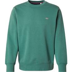 Gant Elastan/Lycra/Spandex Tröjor Gant Reg C-Neck Sweat - Trägrön