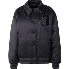 Jordan Women Jackets Jordan Bomber Women's Varsity Jacket - Black/Gym Red