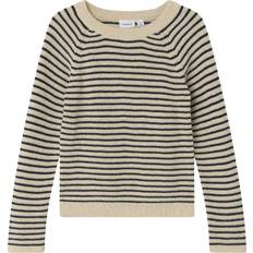 Blue Knitted Sweaters Name It Striped Knitted Pullover