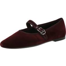 Punainen Matalat kengät Jolin Buckled Flats - Cherry