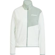 Herre - Hør Overtøj adidas Terrex Multi Full-Zip Fleecejakke - Linen Green