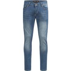 Blåa - Tyg Jeans Salsa Modern Cropped Slim Jeans - Blå