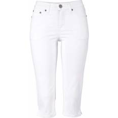 Arizona Cropped Jeans - White