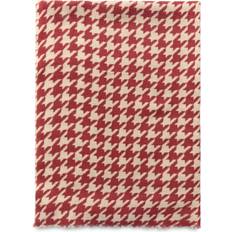 Part Two Dam Accessoarer Part Two Houndstooth Scarf Salsa Style - Red