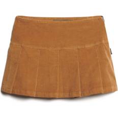 Corduroy - Women Skirts Superdry Vintage Pleated Cord Mini Skirt