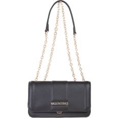 Valentino Bags Valentino Brass Flap Bag - Nero