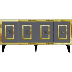 Harlen 150 cm Antracit Guld Konsolbord