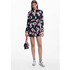 Desigual Kjoler Desigual Blusekjole - Blandingsfarvet/Sort
