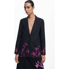 Dame - Foret Blazere Desigual Blazer - Pink/Sort