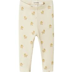 Blommiga Byxor Barnkläder Lil'Atelier Turtledove Gayo Gno Slim Leggings -