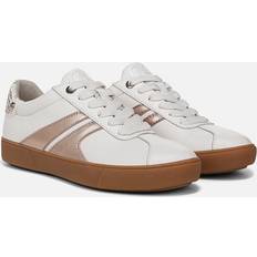 Naturalizer Medina Lace Up Sneakers - Warm White/Rose Gold Leather