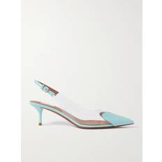 Läder Pumps Alaïa Hjärta Slingbacks Patent Lammhud -